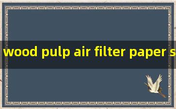 wood pulp air filter paper supplier